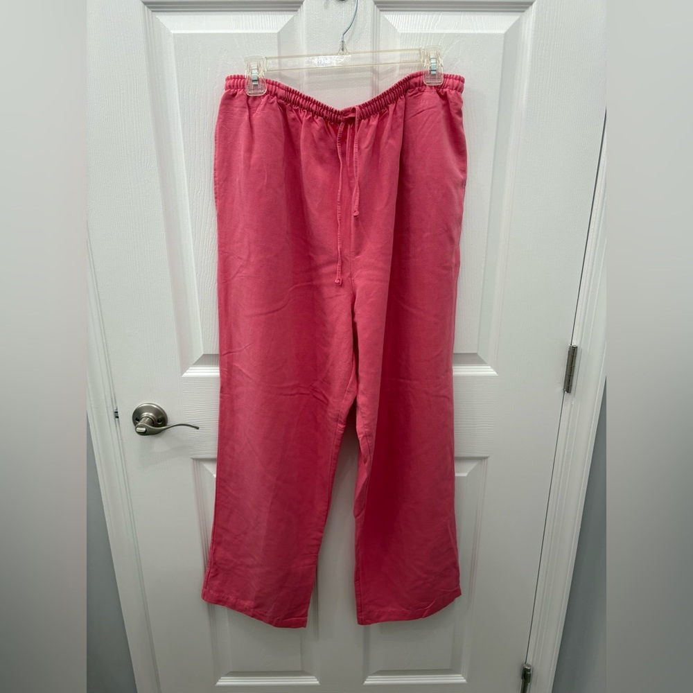 Pink Drawstring Pants size 18 with pockets